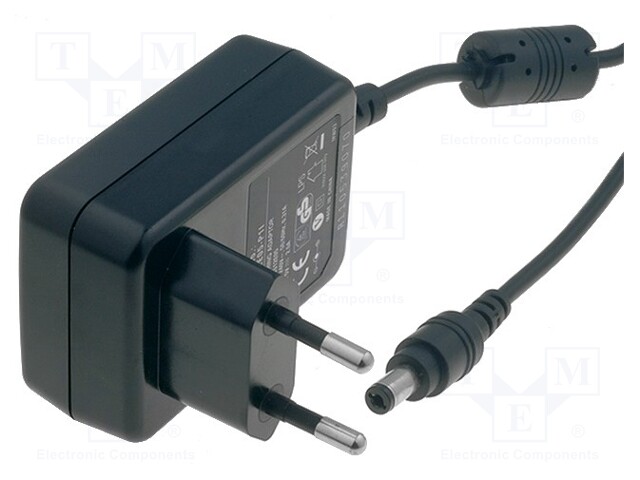 Power supply: switched-mode; 5VDC; 2A; Out: 5,5/2,1; 10W; Plug: EU