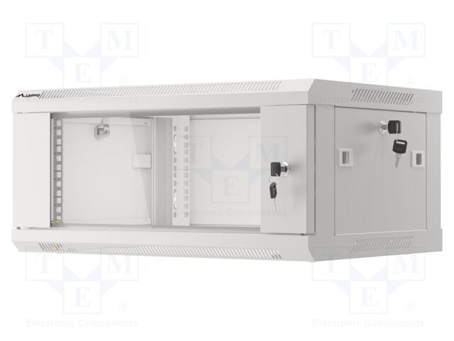 Enclosure: rack cabinet; Standard: 19"; 4U; grey; Z: 450mm; X: 600mm