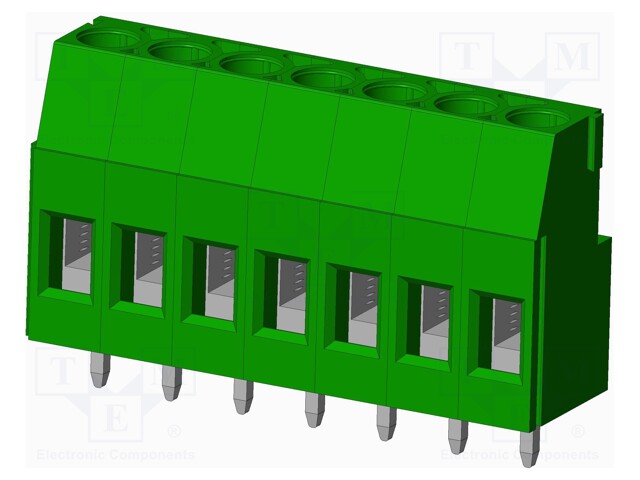 Connector: PCB terminal block; terminal; Plating: tinned; on PCBs