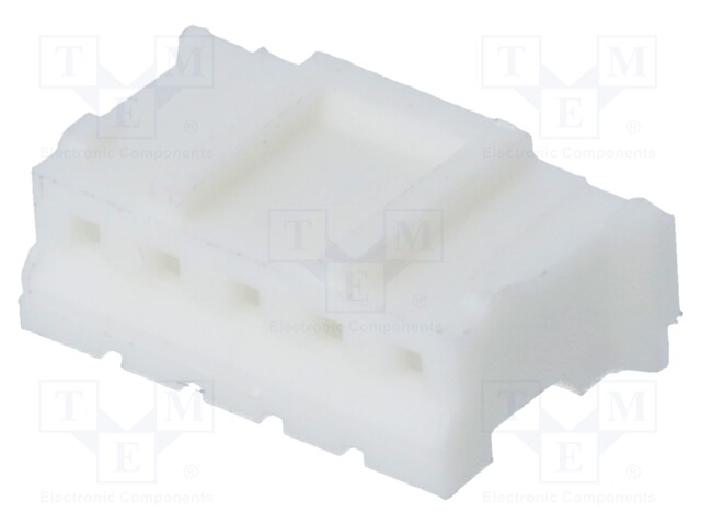 Plug; wire-board; female; 2mm; PIN: 5; w/o contacts; for cable; 100V