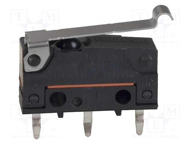 Microswitch SNAP ACTION; with lever with roller simulation
