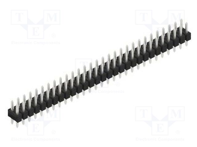 Connector: pin strips; pin header; male; PIN: 58; 2.54mm; THT; 2x29