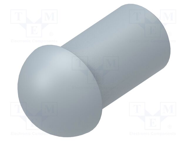Stopper; Mat: polyamide; Body: grey; Entrelec; Ø: 8mm; -20÷100°C