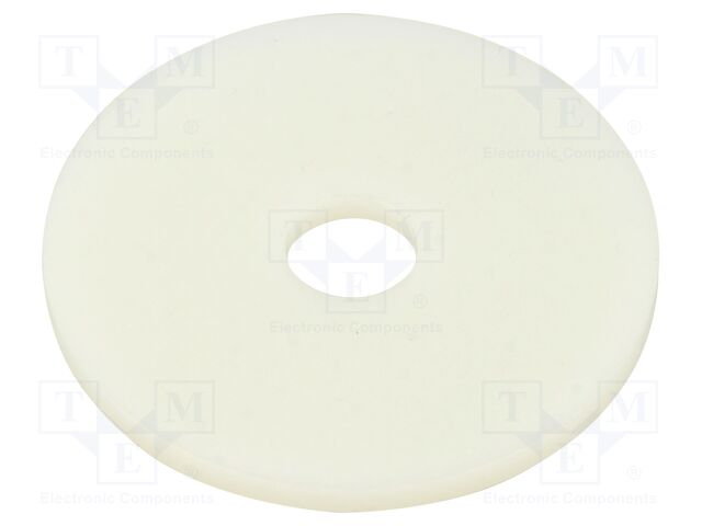 Washer; round; D=50mm; h=3mm; polyamide; natural