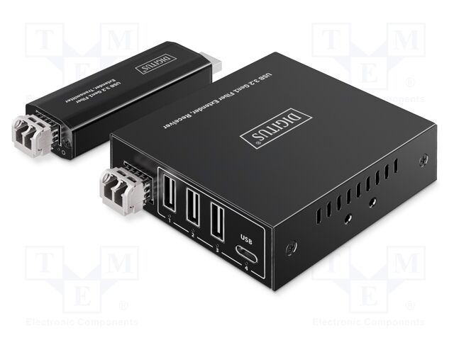 USB extender; USB 3.2 Gen 1; black; 5Gbps; 300m; SFP