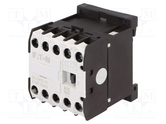 Contactor: 3-pole; NO x3; Auxiliary contacts: NC; 230VAC; 12A; DIN
