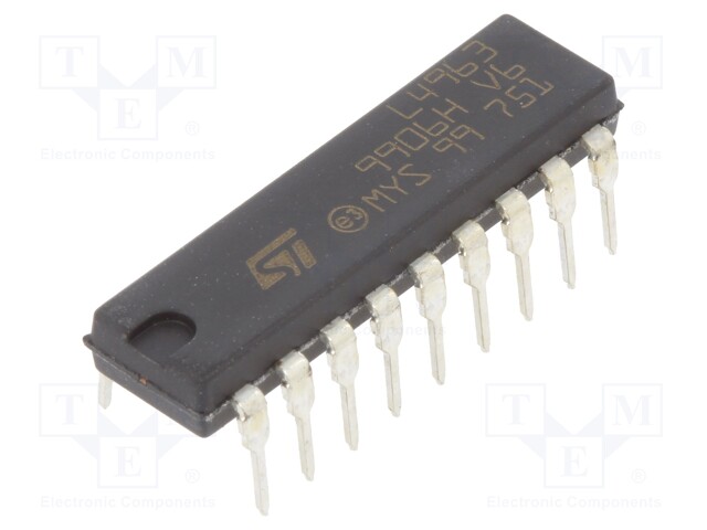 PMIC; PWM controller; Uoper: 9÷36V; Uout: 5.1÷36V; PDIP18; flyback