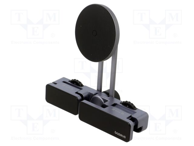 Car holder; grey; mounted on car display