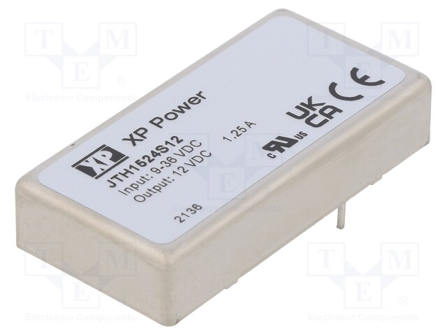 Converter: DC/DC; Mounting: THT