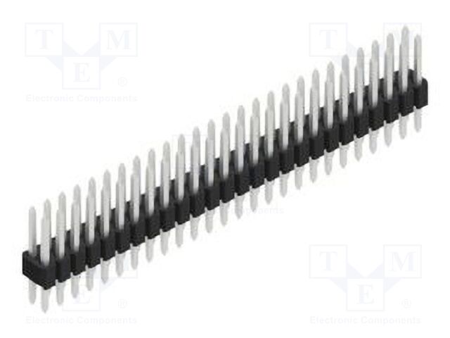 Connector: pin strips; pin header; male; PIN: 52; 1.27mm; THT; 2x26