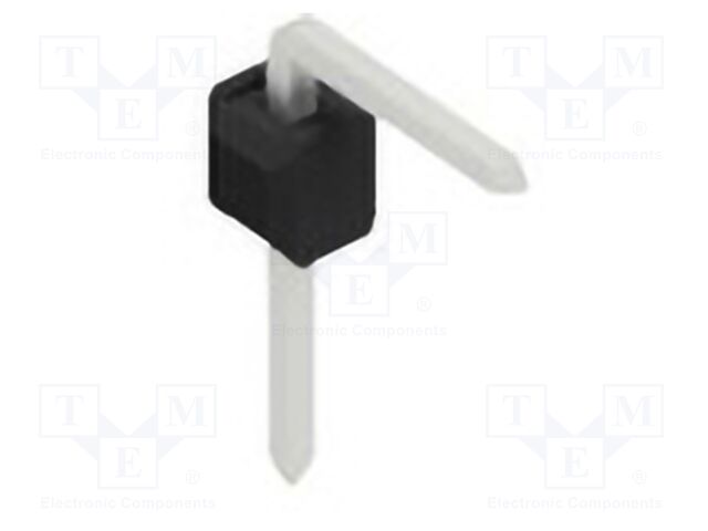 Connector: pin strips; pin header; male; PIN: 1; 2.54mm; THT; 1x1