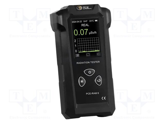 Meter: radation; LCD 2,4"; 0÷1000uSv/h; Meas.accur: ±15%