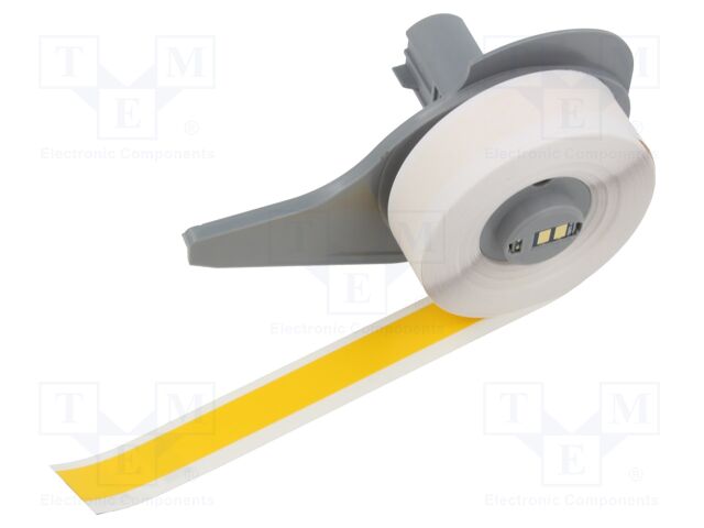 Tape; 12.7mm; 15.24m; yellow; self-adhesive; -40÷82°C