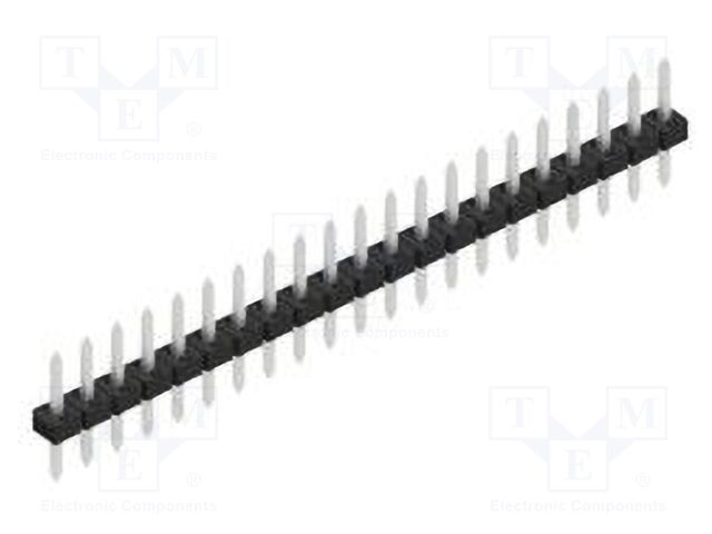 Connector: pin strips; pin header; male; PIN: 21; 2mm; THT; 1x21