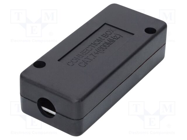 RJ45 module; black; IEEE 802.3af,IEEE 802.3at; Cat: 7