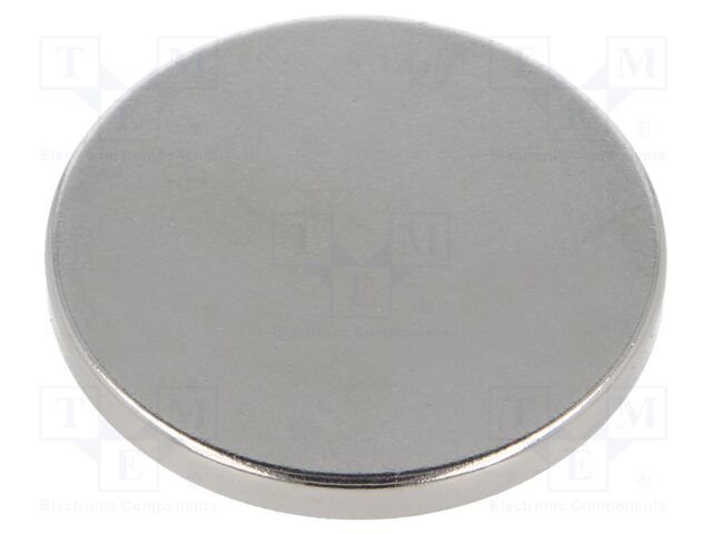 Magnet: permanent; neodymium; 94N; Ø: 40mm; H: 4mm