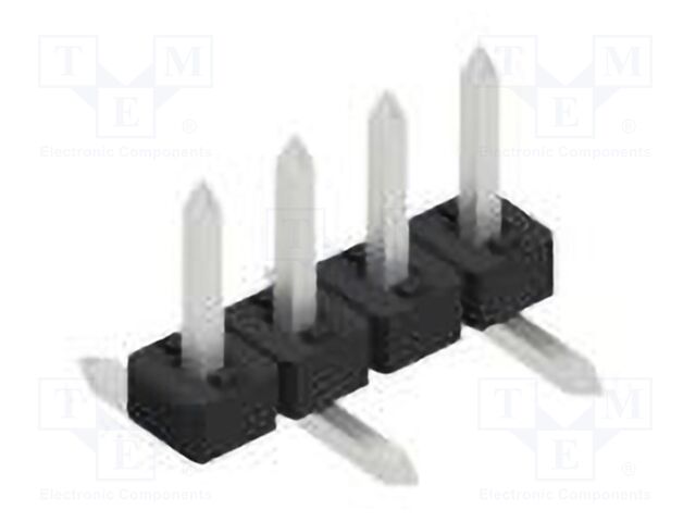 Connector: pin strips; pin header; male; PIN: 4; 2mm; SMT; 1x4; 100V