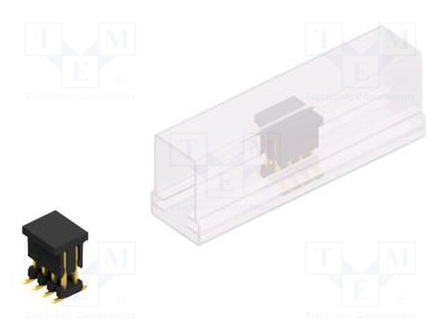 Connector: pin strips; pin header; male; PIN: 8; 2mm; SMT; 2x4; 100V