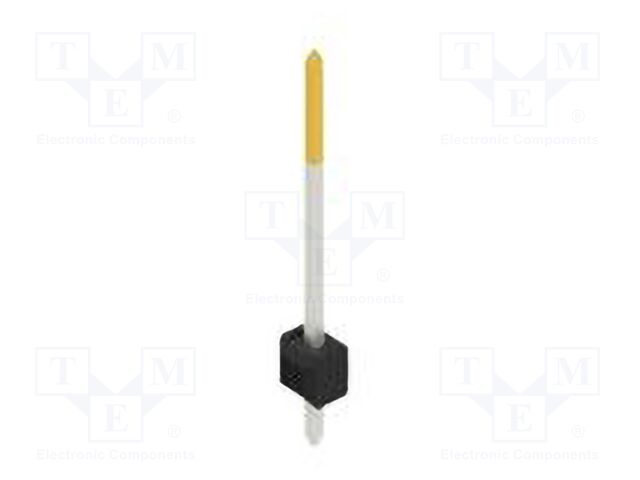 Connector: pin strips; pin header; male; PIN: 1; 2.54mm; THT; 1x1