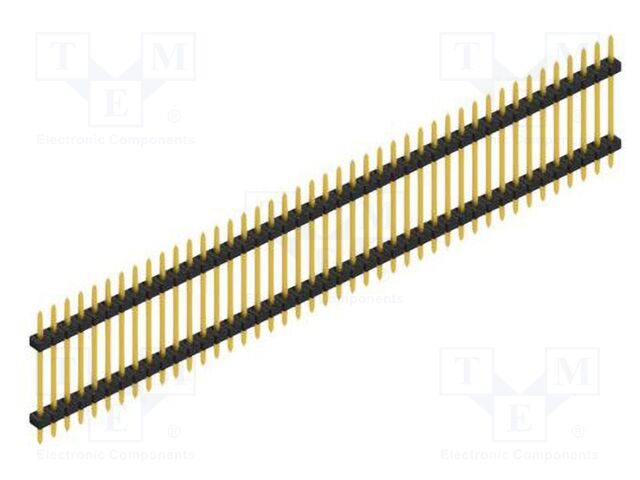 Connector: pin strips; pin header; male; PIN: 43; 2mm; THT; 1x43