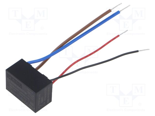 Converter: AC/DC; 2W; Uout: 24VDC; Iout: 83mA; 76%; Mounting: cables