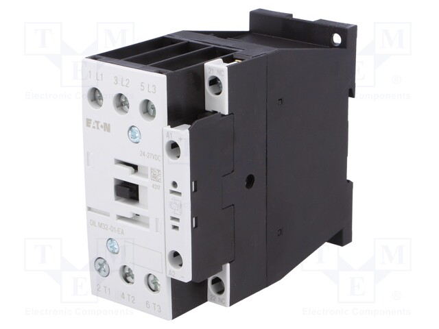 Contactor: 3-pole; NO x3; Auxiliary contacts: NC; 24VDC; 32A; 690V
