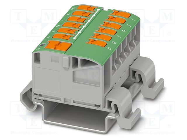 Splice terminal: rail; 24A; 690V; push-in; PA; L: 29.2mm; 0.14÷4mm2