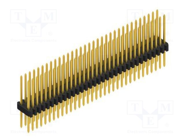 Connector: pin strips; pin header; male; PIN: 66; 1.27mm; THT; 2x33