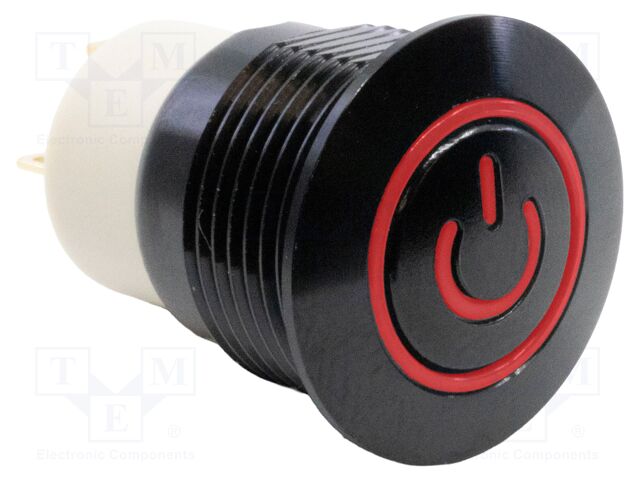 Switch: vandal resistant; Pos: 2; SPST-NO; 2A/36VDC; IP67; OFF-ON
