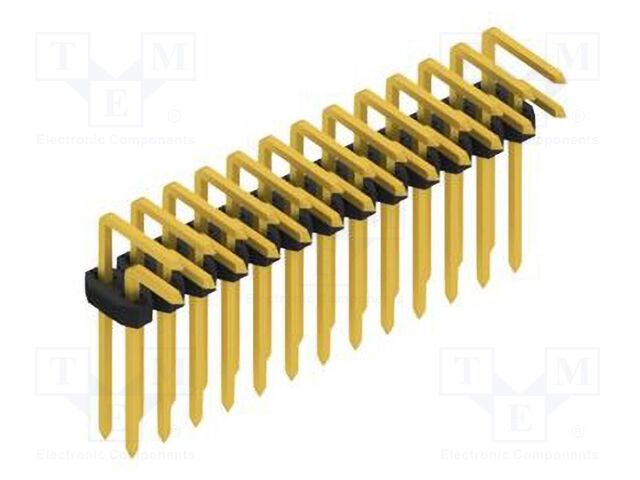Connector: pin strips; pin header; male; PIN: 26; 2mm; THT; 2x13