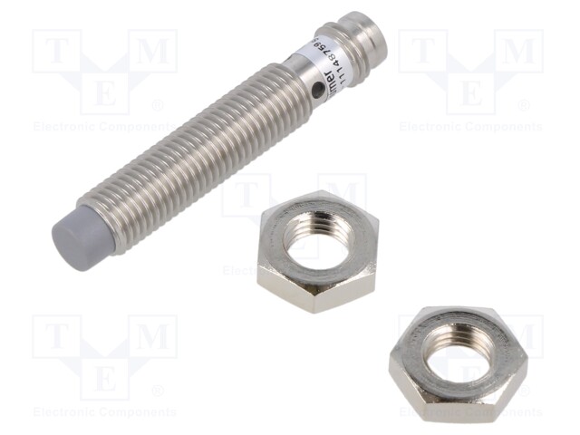 Sensor: inductive; OUT: PNP / NC; 0÷6mm; 6÷36VDC; M8; IP67; 100mA