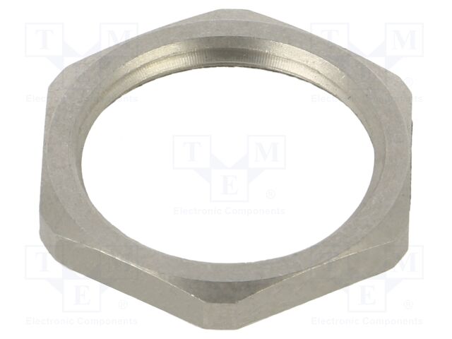 Nut; PG13,5; stainless steel; 24mm; Thread: PG; KM-INOX