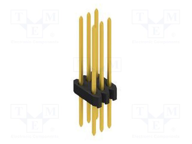 Connector: pin strips; pin header; male; PIN: 6; 1.27mm; THT; 2x3