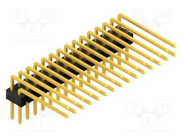 Connector: pin strips; pin header; male; PIN: 30; 2.54mm; THT; 2x15