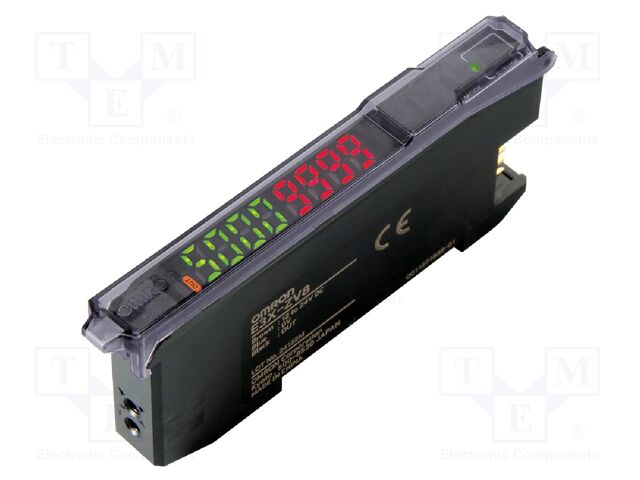 Sensor: optical fiber amplifier; E3X