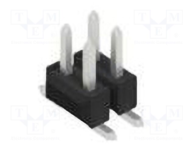Connector: pin strips; pin header; male; PIN: 4; 2.54mm; SMT; 2x2