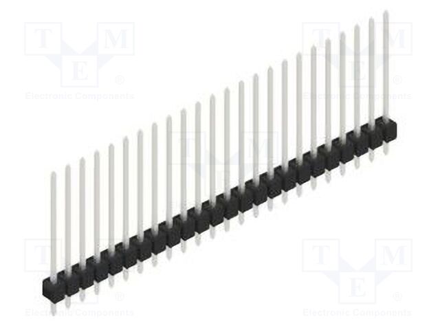 Connector: pin strips; pin header; male; PIN: 24; 2.54mm; THT; 1x24
