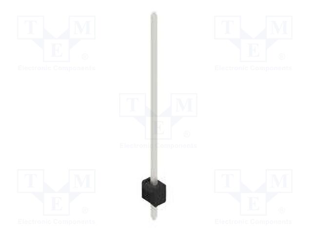 Connector: pin strips; pin header; male; PIN: 1; 2.54mm; THT; 1x1