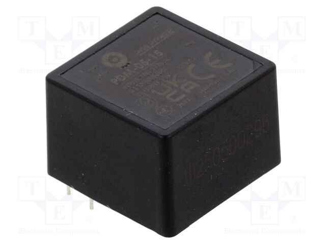 Converter: AC/DC; 5W; 85÷305VAC; Usup: 100÷430VDC; Uout: 15VDC; THT