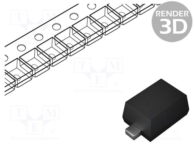 Diode: switching; SMD; 100V; 0.15A; 4ns; SOD123; Ufmax: 1.25V; 400mW