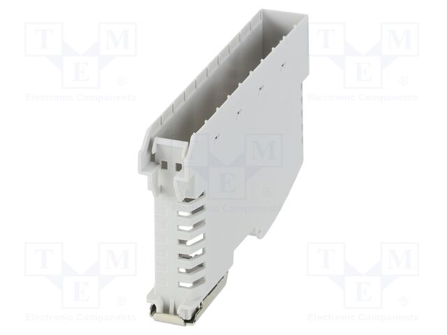 Enclosure base; grey; UL94V-0; ME-IO 18,8; for DIN rail mounting