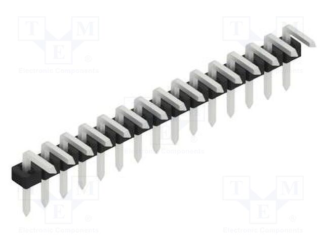 Connector: pin strips; pin header; male; PIN: 15; 2mm; THT; 1x15