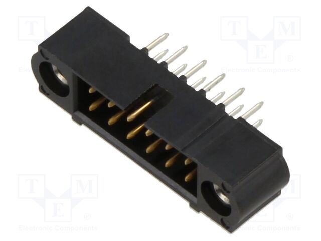 Connector: wire-wire/PCB; socket; male; PIN: 12; Datamate J-Tek