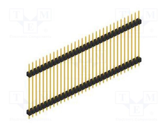 Connector: pin strips; pin header; male; PIN: 32; 2.54mm; THT; 1x32