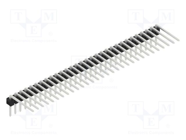Connector: pin strips; pin header; male; PIN: 30; 2.54mm; THT; 1x30