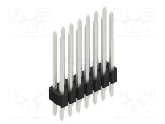Connector: pin strips; pin header; male; PIN: 14; 1.27mm; THT; 2x7