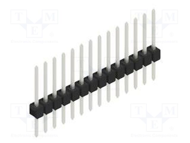 Connector: pin strips; pin header; male; PIN: 14; 2.54mm; THT; 1x14