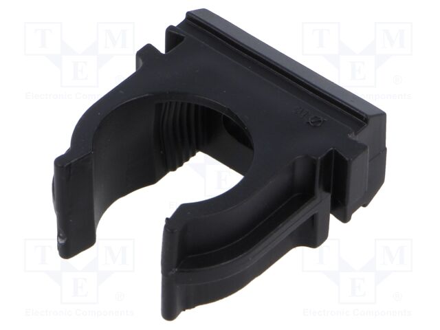 Bracket; polyetylene; -15÷80°C; black; Size: 16