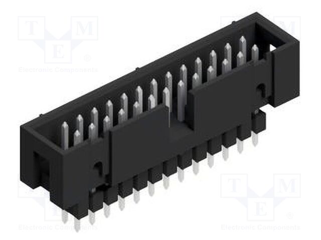 Connector: pin strips; pin header; male; PIN: 26; 2.54mm; THT; 2x13