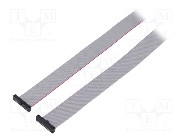 Ribbon cable with IDC connectors; Tape ph: 0.64mm; 838.2mm